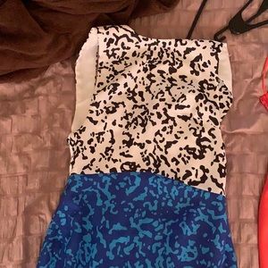 White and  Black House of CB Dress